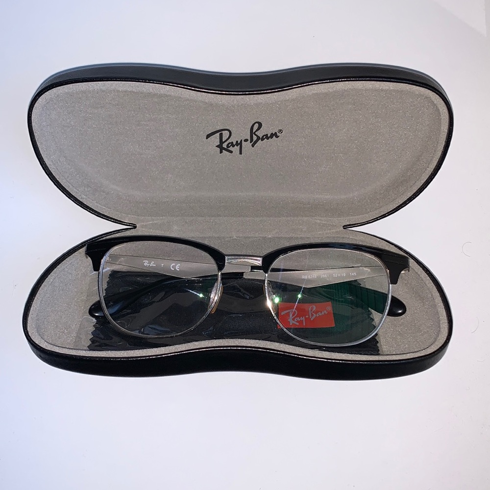 Rayban RB6346 Black-Silver Prescription EyeGlasses